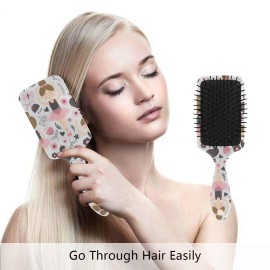 Ballerina Girl Hair Brush, Pink Anti-static Massage Hair Comb Air Cushion Hair Brush with Soft Bristles Ballerina Girl Hair Brush, Pink Anti-static Massage Hair Comb Air Cushion Hair Brush with Soft Bristles