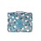 Travel Toiletry Bag Waterproof Makeup Cosmetic Bag with Hanging Hook Portable Makeup Pouch Hanging Makeup Organizer for Women and Girls Blue flower