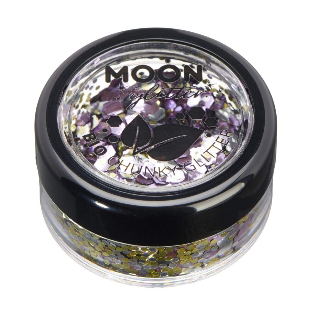 Mystic Bio Biodegradable Eco Chunky Glitter by Moon Glitter - 100% Cosmetic Bio Glitter for Face, Body, Nails, Hair and Lips - 3g - Champagne Mystic Bio Biodegradable Eco Chunky Glitter by Moon Glitter - 100% Cosmetic Bio Glitter for Face, Body, Nails, Hair and Lips - 3g - Champagne
