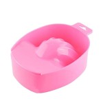 DNHCLL Nail Art Tips Dead-skin Soak Bowl Cleaning Software Care Bowl Manicure Hand Cutin Bubble Hand Bowl Manicure Tools (Pink)