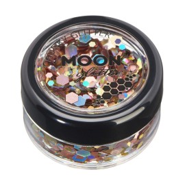 Mystic Chunky Glitter by Moon Glitter - 100% Cosmetic Glitter for Face, Body, Nails, Hair and Lips - 3g - Prosecco