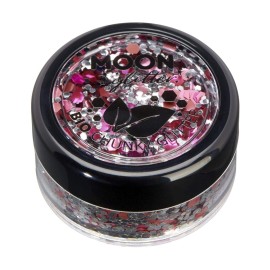 Mystic Bio Biodegradable Eco Chunky Glitter by Moon Glitter - 100% Cosmetic Bio Glitter for Face, Body, Nails, Hair and Lips - 3g - Blossom Mystic Bio Biodegradable Eco Chunky Glitter by Moon Glitter - 100% Cosmetic Bio Glitter for Face, Body, Nails, Hair and Lips - 3g - Blossom