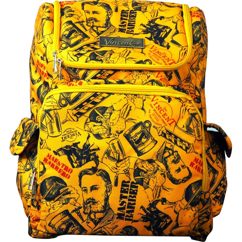 Vincent Master Backpack Travel Stylist Barber Bag (Gold) Vincent Master Backpack Travel Stylist Barber Bag (Gold)