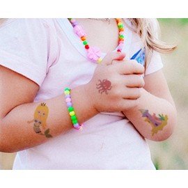 Mermaid Temporary Tattoos(80 designs) - COKOHAPPY Fake Mermaid Assorted Temporary Tattoos For Kids Children Girls Birthday Party Favors Supplies Party Accessories