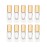 3ml Square Glass Roller Bottle For Essential Oils,Mini Glass Bottles With Stainless Steel Roller Balls,Gold Aluminum Caps Portable Roll-On Vial Aromatherapy Perfume Container-10 Pack