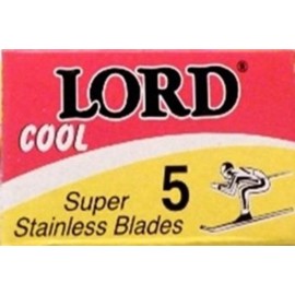 Lord Cool Double Edge Safety Razor Blades, 100 blades (20x5)
