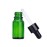 4Pcs 0.3 Ounce Green Glass Dropping Bottles with Glass Eye Dropper Round Empty Cosmetic Dispenser for Essential Oil Perfume Aromatherapy