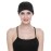 Wig Cap,100% Mulberry Silk Hair Loss Cancer Women Bald Head Elastic Band Black