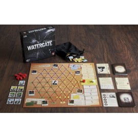 Capstone Games: Watergate, Strategy Board Game, History of Watergate Included, 2-Player Game of The Year 2019, Ages 12 and Up, 30-60 Minute Playtime, Cover Color May Vary