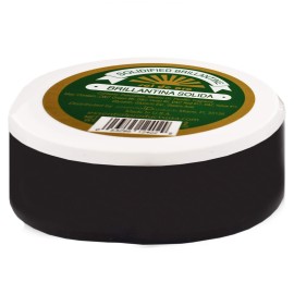 SOL DE ORO Brilliantine Solid Hair Dressing 2 oz Brillantina Solida (black)