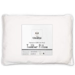 Woolino Toddler Pillow, Premium Breathable 100% Wool Fill & Cotton Cover Toddler Sleeping Pillow, Small Kids Travel Size, 14x19