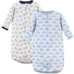 Hudson Baby Unisex Baby Cotton Long-Sleeve Wearable Sleeping Bag, Sack, Blanket, Paper Airplane, 3-9 Months