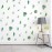 Leaf Wall Decals, H2MTOOL 64 PCS Removable Tropical Plants Tree Leaves Stickers for Kids Nursery Room Decor