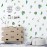 Leaf Wall Decals, H2MTOOL 64 PCS Removable Tropical Plants Tree Leaves Stickers for Kids Nursery Room Decor
