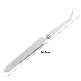 BNP Nail Art Tweezers,Stainless Steel Sculpture Tweezers Clip,Multi-Function Nail Art Rhinestones Decoration Picking Clip Nipper,Nail Pincher Tweezers Tool,Professional Nail Art Tools