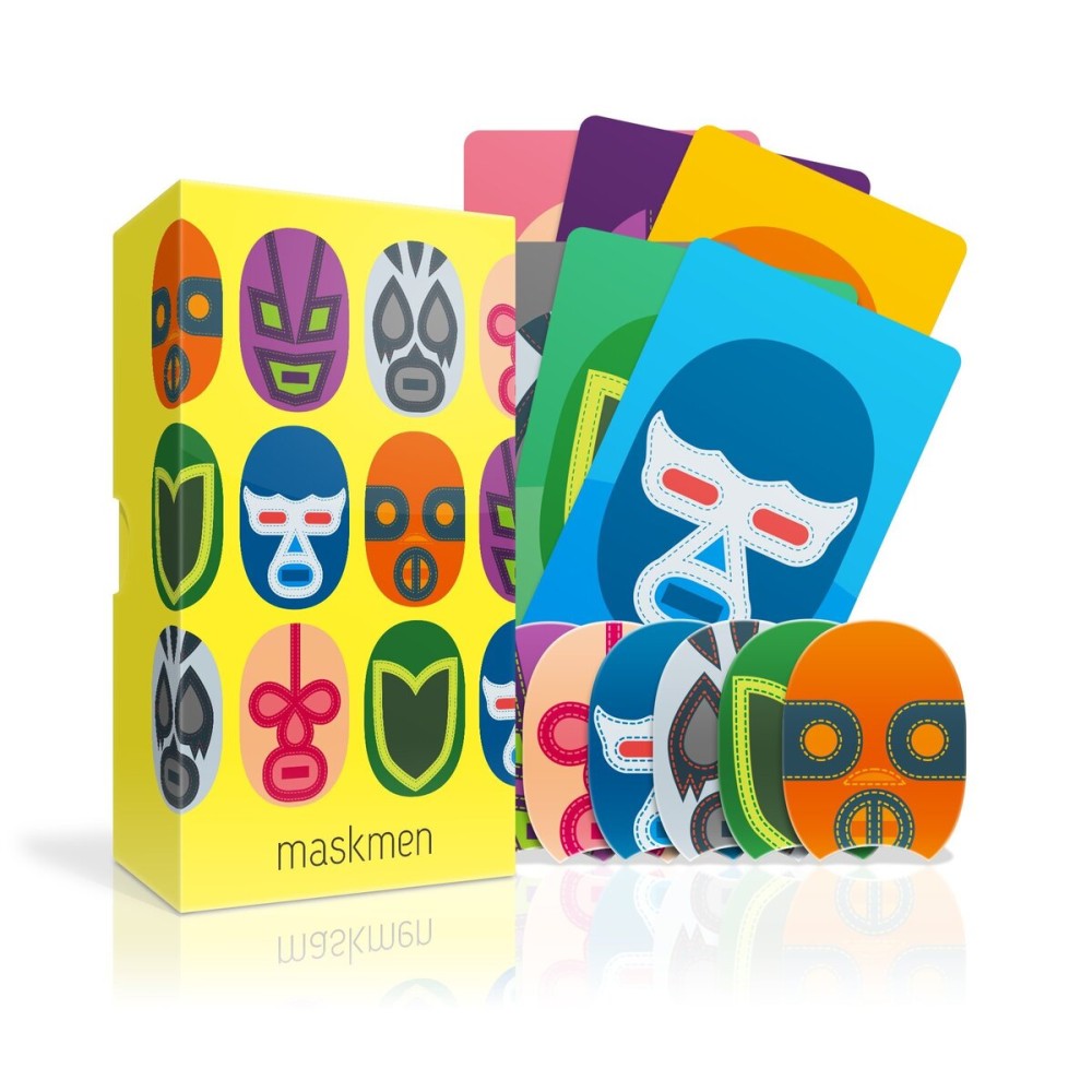 Maskmen - Strategic Wrestling Card Game | 2-6 Players | Ages 9+ | Portable Travel Game
