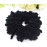 AUEAR, 2 Pack Scrunchie Headwear Hair Tie Ring Plain Big Hairband (Black)