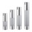 Tvoip 4Pcs/Lot 10ml/15ml/20ml/30ml, Airless Vacuum Pump Home Travel Lotion Bottles Refillable Cosmetics Packing dispenser (Silver)