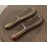 ERZA SCARLET Hair Comb Wooden Wide Tooth Comb for Curly Hair Detangling Green Sandalwood Comb