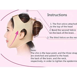 Slimming face band, slimming face mask, facelift mask, sleep neck mask, reduce double chin bandage(S)