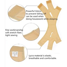 Slimming face band, slimming face mask, facelift mask, sleep neck mask, reduce double chin bandage(S)