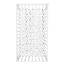 Sammy & Lou Scandi Animals 2-Pack Microfiber Fitted Crib Sheet Set, Fits Standard Crib Mattress 28 in x 52 in; Fully Elasticized,