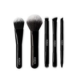 KIKO Milano Travel Brush Set | Travel Pouch With 5 Professional Brushes KIKO Milano Travel Brush Set | Travel Pouch With 5 Professional Brushes
