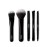 KIKO Milano Travel Brush Set | Travel Pouch With 5 Professional Brushes
