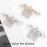 Brishow Pearl Crystal Hair Comb Preals Hair Pins Bridal Wedding Hair Accessories for Women and Girls (Silver)