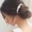 Brishow Pearl Crystal Hair Comb Preals Hair Pins Bridal Wedding Hair Accessories for Women and Girls (Silver)