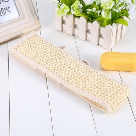 Salmue Exfoliating Loofah Back Scrubber, Bath Wash Back Strap Loofah Shower Massage Scrubber Sponge Body Massage and Dirty Clean Body Skin Care