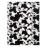 Cow Print Plush Baby Blanket-Cow Print Plush, White Back, Black, White, 30 in x 40 in