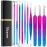 Pimple Popper Tool Kit - Ybaoo 10 Pcs Blackhead Remover Comedone Extractor Kit with Metal Case for Quick and Easy Removal of Blackheads, Zit Removing, Facial and Nose(Colorful)
