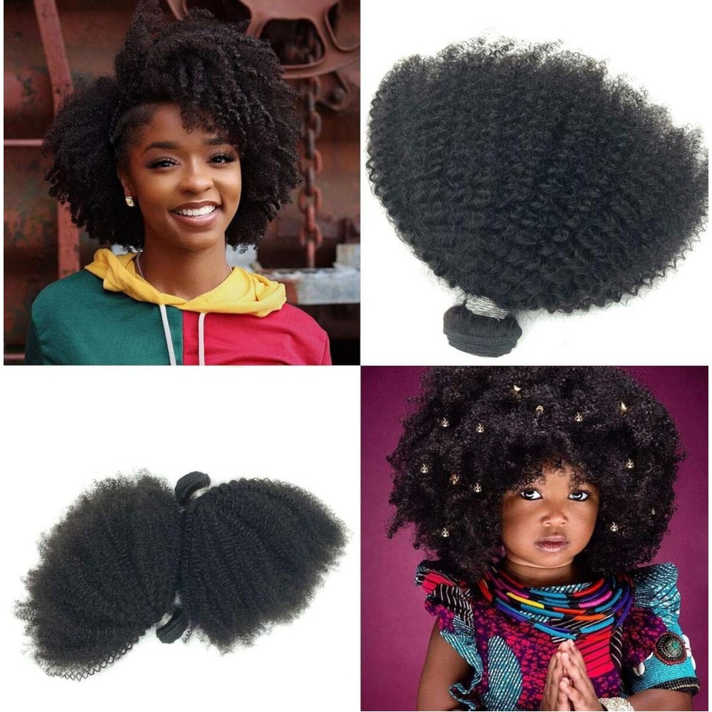 Brazilian Afro Kinky Curly Hair 8-22inch 4B4C 1 Bundle 100g Brazilian Virgin Remy Human Hair Weaves Natural Black Color (1 bundle 18inch, natural black) Brazilian Afro Kinky Curly Hair 8-22inch 4B4C 1 Bundle 100g Brazilian Virgin Remy Human Hair Weaves Natural Black Color (1 bundle 18inch, natural black)