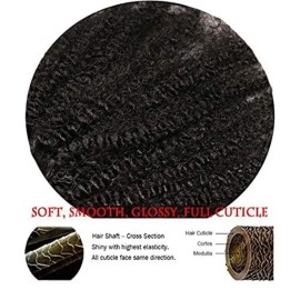 Brazilian Afro Kinky Curly Hair 8-22inch 4B4C 1 Bundle 100g Brazilian Virgin Remy Human Hair Weaves Natural Black Color (1 bundle 18inch, natural black) Brazilian Afro Kinky Curly Hair 8-22inch 4B4C 1 Bundle 100g Brazilian Virgin Remy Human Hair Weaves Natural Black Color (1 bundle 18inch, natural black)