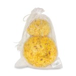 Premium Natural Sea Wool Sponges - 2 Soft Real Sponges 6-7 (Large) & 3- 4 (Medium); Perfect Luxury Gift for Bath, Shower and Cosmetic Facial Cleansing by Constantia Beauty