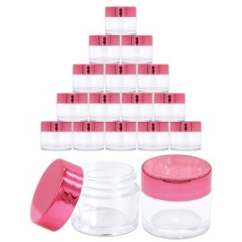 Beauticom 7 Gram / 7 ML Thick Wall Round Leak Proof Clear Acrylic Jars for Beauty, Cream, Cosmetics, Salves, Scrubs (72 Pieces Bottom Clear Base + 72 Pieces Lids, Metallic Rose Pink Gold) Beauticom 7 Gram / 7 ML Thick Wall Round Leak Proof Clear Acrylic Jars for Beauty, Cream, Cosmetics, Salves, Scrubs (72 Pieces Bottom Clear Base + 72 Pieces Lids, Metallic Rose Pink Gold)