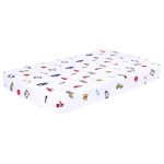 DiamondHome Ultra Soft Baby Crib Fitted Sheet, Printed Toddler Sheets for Boys, Girls, Breathable Hypoallergenic Comfy, 28 X 52 + 9 (Rules of The Road)