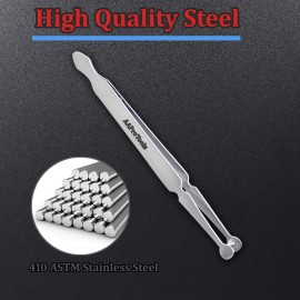 AAProTools Bead Ball Holding Tweezers 4 1/2 Piercing Tool