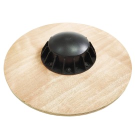 Fitvids Non-Slip Wooden Wobble Balance Board Core Trainer 15.55-inch Diameter with 360 Rotation for Stability Training, Blue Fitvids Non-Slip Wooden Wobble Balance Board Core Trainer 15.55-inch Diameter with 360 Rotation for Stability Training, Blue