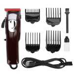 Hair Clipper, Professional USB Barbering Clipper Home Hair Cutting Kit with 4 Limit Combs for Men Women Kids Family Use