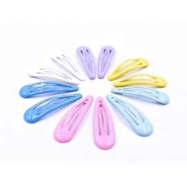 Art&Beauty 20 Pairs Assorted Color Glossy Snap Prong Clips Non-Slip Hair Clips Barrettes for Girls Ladies Women Art&Beauty 20 Pairs Assorted Color Glossy Snap Prong Clips Non-Slip Hair Clips Barrettes for Girls Ladies Women