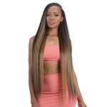 STRAIGHT 30 (1 Jet Black) - Shake-N-Go Organique Mastermix Synthetic Bundle Weave