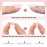 Yokilly 240 Pieces Natural French Fake Nails,Acrylic False Nails Kit Including 12 Different Size Short Press on False Nails,Pink White Nails Tips Sets with Nail Stickers,Files and Stick (240 Pcs)