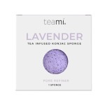 Teami Exfoliating Konjac Facial Sponge - Cleansing Pore Refining Face Sponges (Lavender)