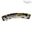 French Amie Long Rectangle Yellow Tokyo Celluloid Acetate Handmade Automatic Large Hair Clip Barrette (Yellow Tokyo)