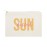 The Cotton & Canvas Co. Sunkissed Summer Beach Cosmetic Bag and Travel Make Up Pouch
