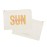 The Cotton & Canvas Co. Sunkissed Summer Beach Cosmetic Bag and Travel Make Up Pouch