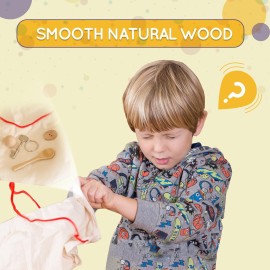 MONTESSORI OUTLET Mystery Bag (Familiar Items) for 3-6 Years Montessori Education at School and Home