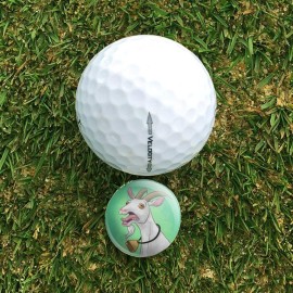 GRAPHICS & MORE Screaming Goat Golf Hat Clip with Magnetic Ball Marker
